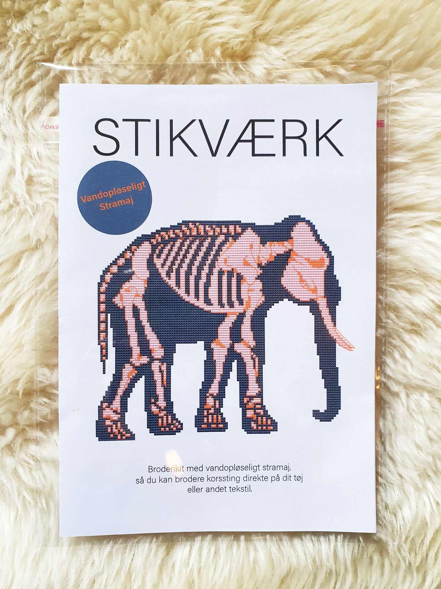 Navy elefant - vandopløseligt stramaj