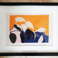 Vindueskarm sort/orange